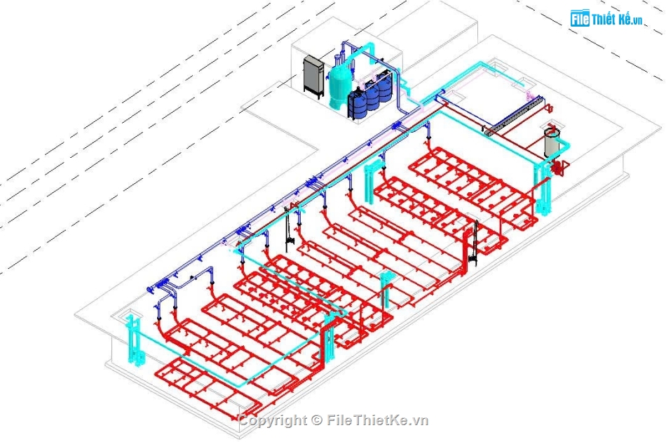 xử lý nước thải chung cư,hệ thống xử lý nước thải sinh hoạt,thư viện revit,nước thải chung cư