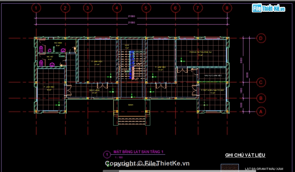 thiết kế file cad nhà làm việc 3 tầng,bản vẽ tòa nhà cục thi hành án,tòa nhà cục thi hành án huyện lâm bình,kiến trúc nhà thi hành án 8.3x21.5m,nhàthi hành án 3 tầng file autocad
