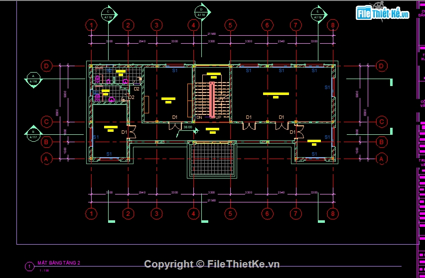 thiết kế file cad nhà làm việc 3 tầng,bản vẽ tòa nhà cục thi hành án,tòa nhà cục thi hành án huyện lâm bình,kiến trúc nhà thi hành án 8.3x21.5m,nhàthi hành án 3 tầng file autocad
