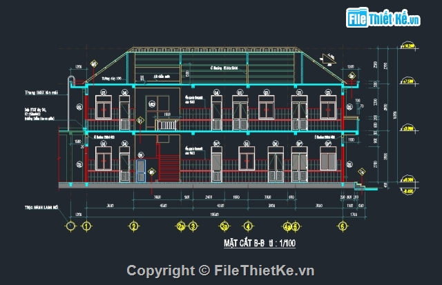 mẫu thiết kế trạm y tế,trạm y tế 2 tầng,trạm y tế xã 10.6x19.5m,bản vẽ trạm y tế,thiết kế trạm y tế