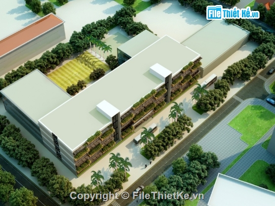 Thiết kế trường học,trường học file cad,cad trường học