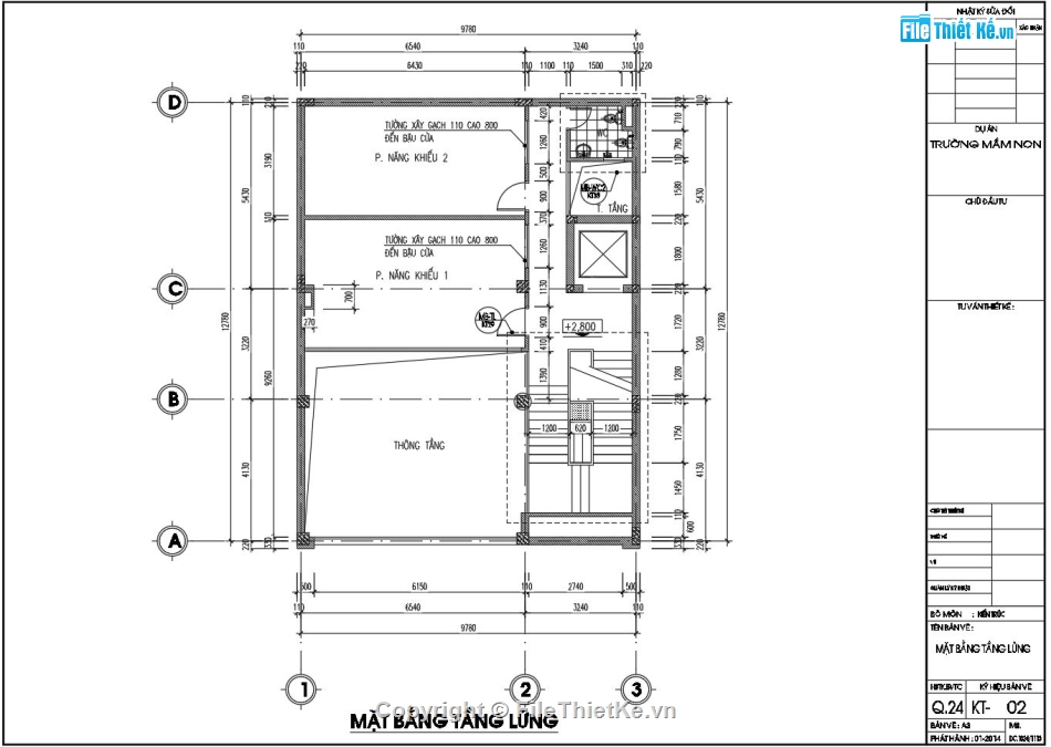 Bản vẽ trường mầm non đẹp,bản vẽ thiết kế trường mầm non,FIle bản vẽ trường mầm non,file thiết kế trường học mầm non