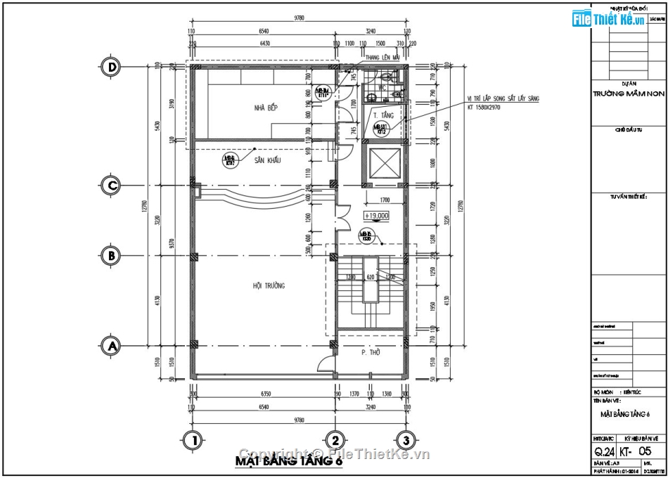 Bản vẽ trường mầm non đẹp,bản vẽ thiết kế trường mầm non,FIle bản vẽ trường mầm non,file thiết kế trường học mầm non