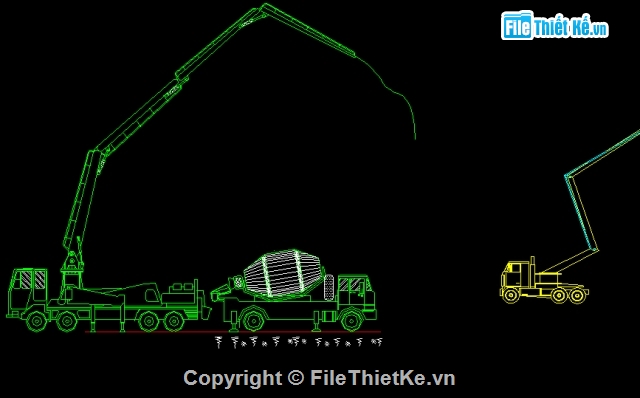 Tổng hợp thư viện autocad về Máy móc xây dựng và ô tô các loại
