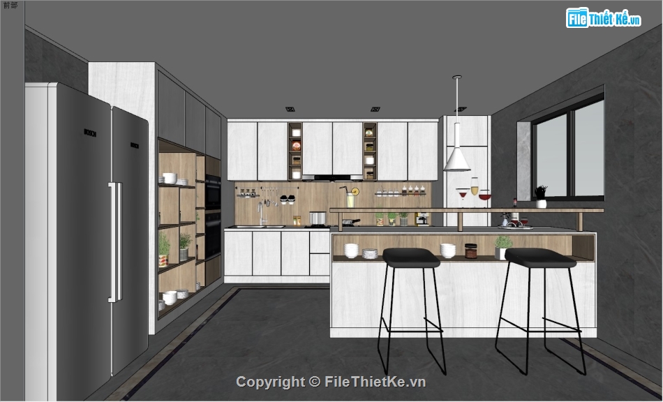 Thư viện sketchup,sketchup nội thất nhà bếp,sketchup nội thất bếp,sketchup nội thất,nội thất nhà bếp,su nội thất