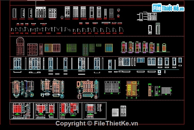 thư viện cửa gỗ đầy đủ,200 bộ cửa gỗ các loại,thư viện cửa gỗ từ cổ điển đến hiện đại