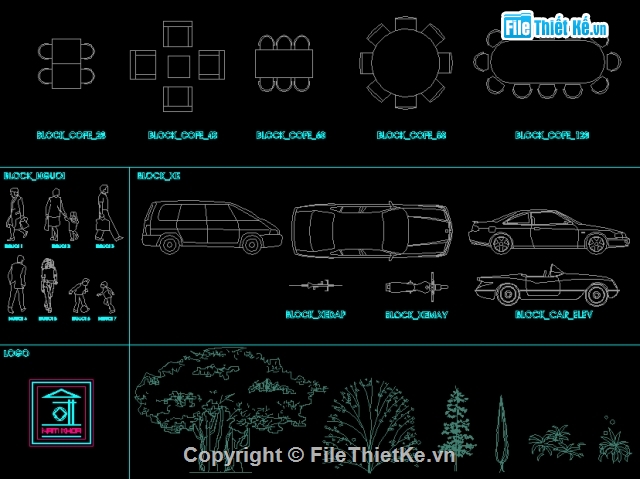 File cad,hình khối,hình trang trí mặt bằng,hình bản vẽ