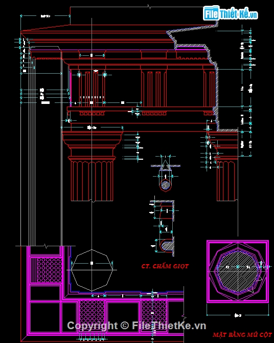 chi tiết cổ,cad cột,chi tiết cột,chi tiết họa tiết,Tổng hợp thư viện,chi tiết mái