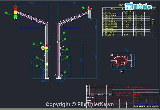các loại đèn,đèn chiếu sáng,cột đèn,cột đèn chiếu sáng,bản vẽ đèn chiếu sáng,cột trụ