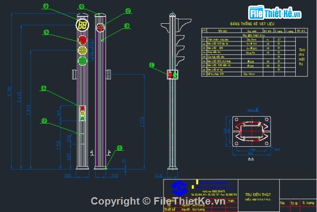 các loại đèn,đèn chiếu sáng,cột đèn,cột đèn chiếu sáng,bản vẽ đèn chiếu sáng,cột trụ