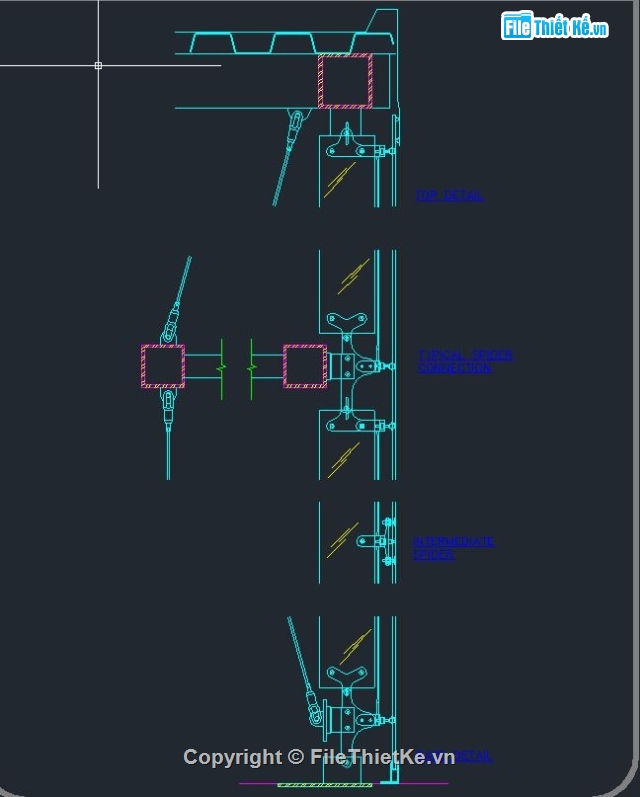 lan can kính,Thư viện Cad,mái kính,tường kính,phụ kiện kính