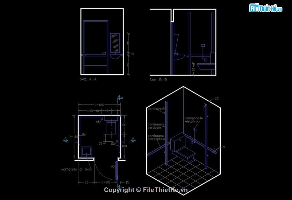 wc người khuyết tật,cad wc khuyết tật,cad wc người tàn tật