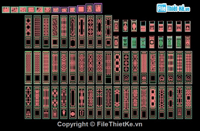 thư viện cad,chi tiết họa tiết,Các loại hoa văn,Chi tiết điêu khắc