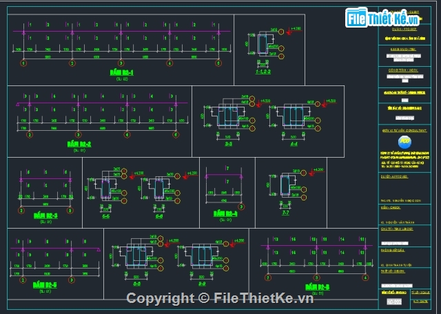 Bản vẽ,bản vẽ kết cấu,kết cấu dầm