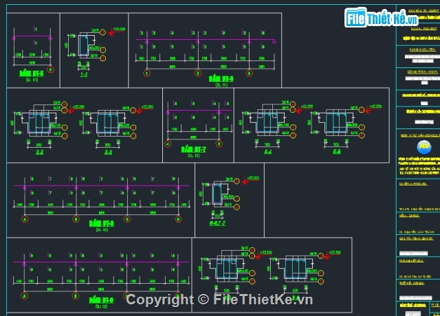 Bản vẽ,bản vẽ kết cấu,kết cấu dầm