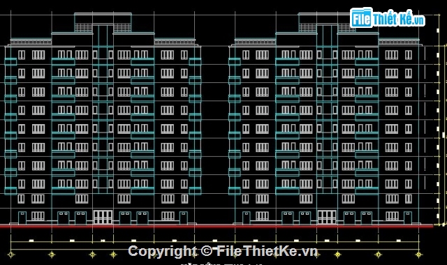 kiến trúc nhà cao tầng,kiến trúc nhà 11 tầng,thiết kế nhà cao tầng