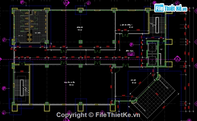 bản vẽ trụ sở,trụ sở 8 tầng,bản vẽ trụ sở 8 tầng