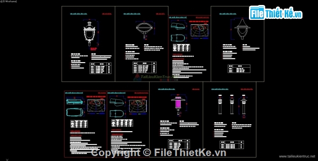 các loại đèn,đèn chiếu sáng,điện chiếu sáng,bản vẽ đèn chiếu sáng
