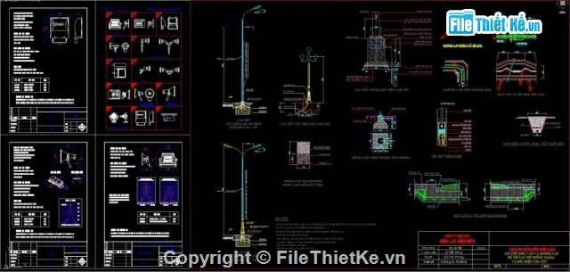 các loại đèn,đèn chiếu sáng,điện chiếu sáng,bản vẽ đèn chiếu sáng