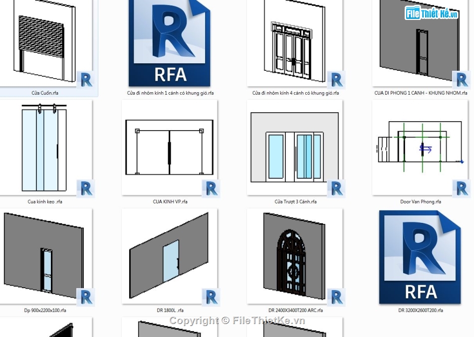 tổng hợp mẫu cửa đi revit,Mẫu cửa đi phổ biến,revit 15 mẫu cửa đi,thư viện cửa,thư viện cửa revit,thư viện revit tổng hợp