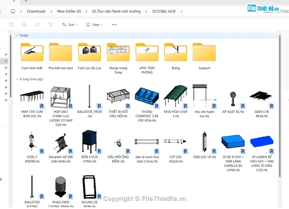 xử lý nước,Thư viện revit,revit,trạm xử lý nước thải,nước thải
