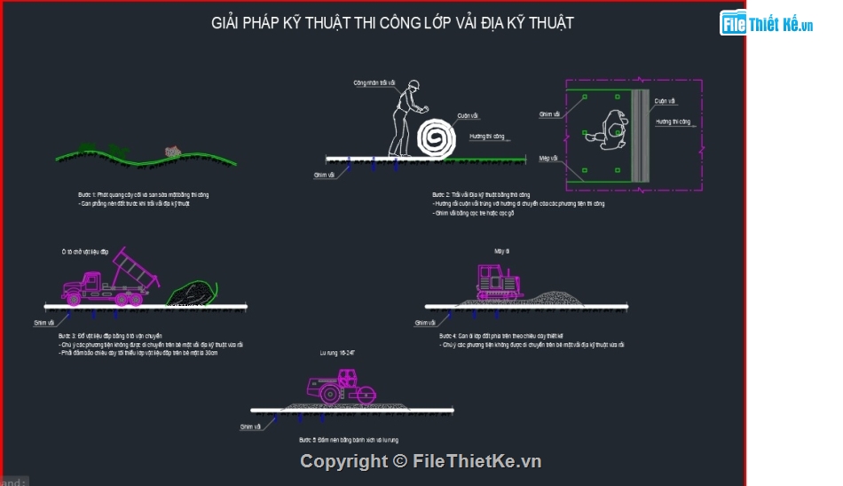 Biện pháp thi công,thuyết minh BPTC đường,đường nâng cấp cải tạo,thi công đường,Biện pháp thi công đường