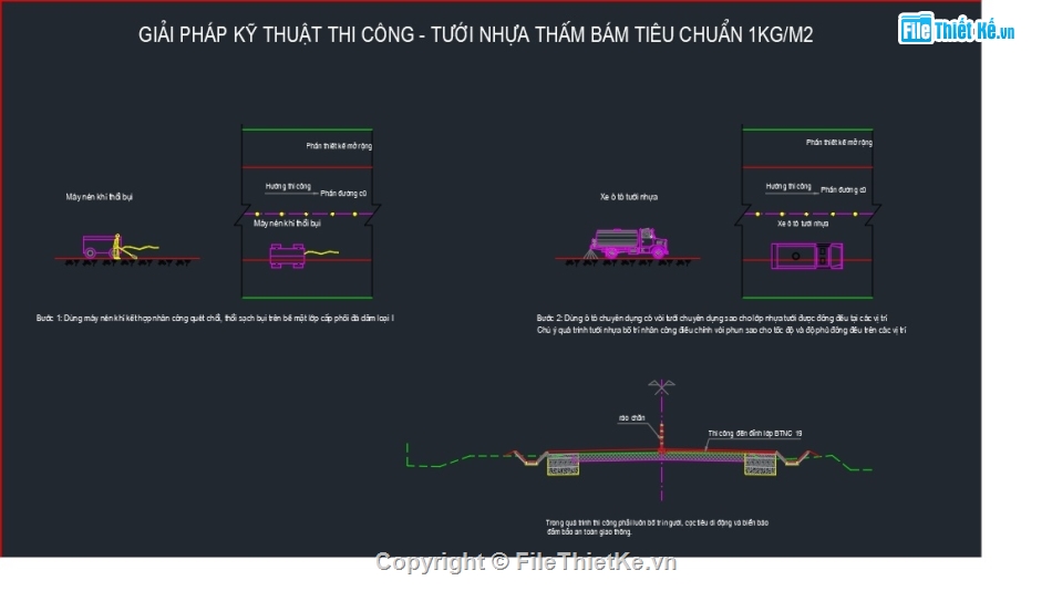 Biện pháp thi công,thuyết minh BPTC đường,đường nâng cấp cải tạo,thi công đường,Biện pháp thi công đường