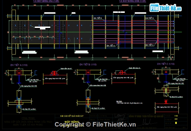 bản vẽ cầu,cầu bản,bản vẽ cầu dầm bản,cầu dân sinh,Cầu buôn Tliêr