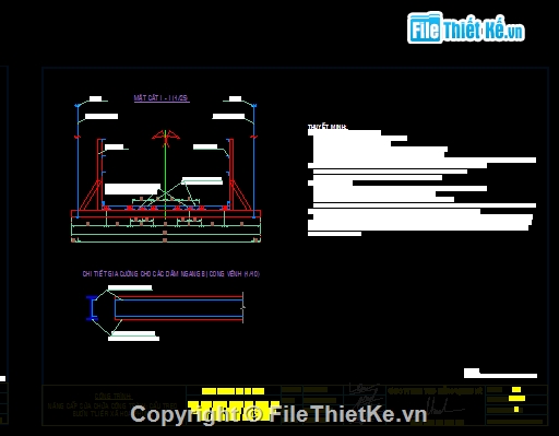 bản vẽ cầu,cầu bản,bản vẽ cầu dầm bản,cầu dân sinh,Cầu buôn Tliêr