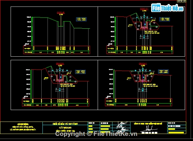 Bản vẽ kênh hồ Cad,bản vẽ kèm dự toán kênh hồ,Bản vẽ kênh hồ eakpal Cad,Bản vẽ cad thuyết minh dự toán kênh hồ