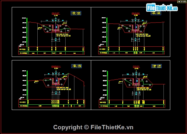 Bản vẽ kênh hồ Cad,bản vẽ kèm dự toán kênh hồ,Bản vẽ kênh hồ eakpal Cad,Bản vẽ cad thuyết minh dự toán kênh hồ