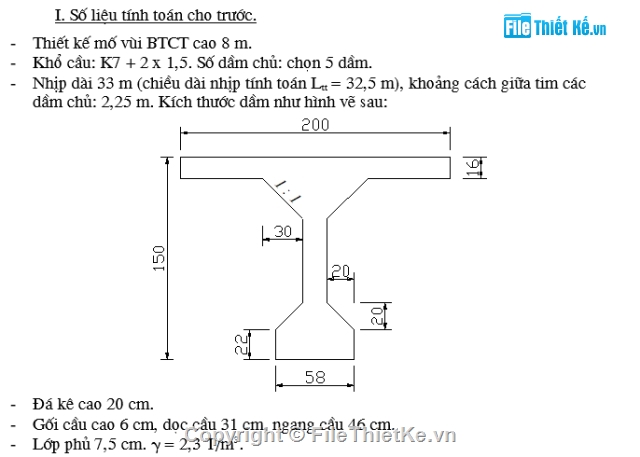 Thiết kế,mố,mố vùi,tường dọc,mố trụ cầu,đồ án