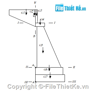 Thiết kế,mố,mố vùi,tường dọc,mố trụ cầu,đồ án