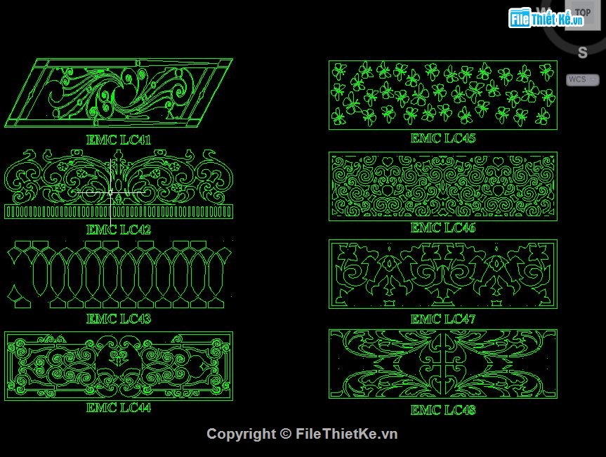 CNC lan can,file lan can,lan can CNC,mẫu lan can CNC