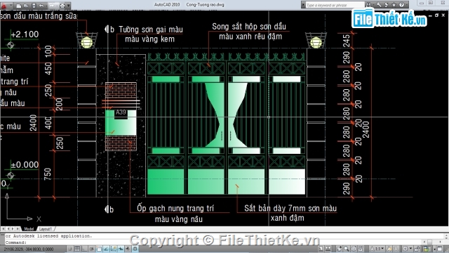 cổng rào,bản vẽ hàng rào,bản vẽ cổng,hàng rào,nhà bảo vệ,cổng