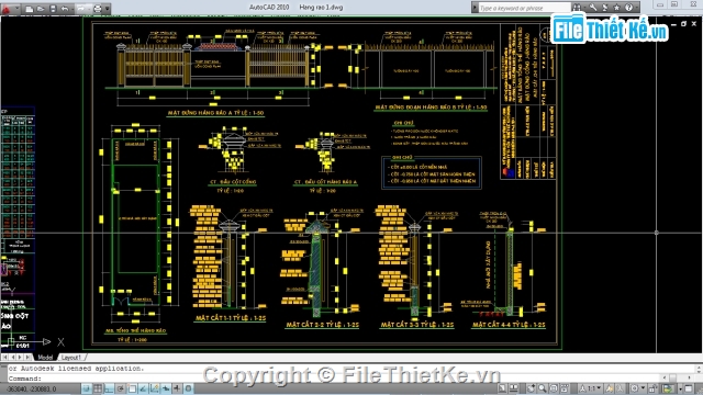 cổng rào,bản vẽ hàng rào,bản vẽ cổng,hàng rào,nhà bảo vệ,cổng