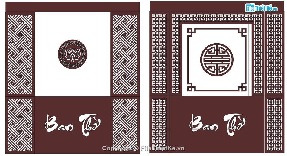 vách cnc phòng thờ,mẫu cnc vách phòng thờ,file cnc vách phòng thờ