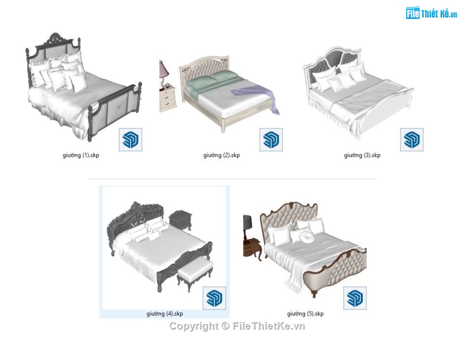 giường tân cổ điển,model su giường ngủ,file su giường ngủ,mẫu giường ngủ đẹp