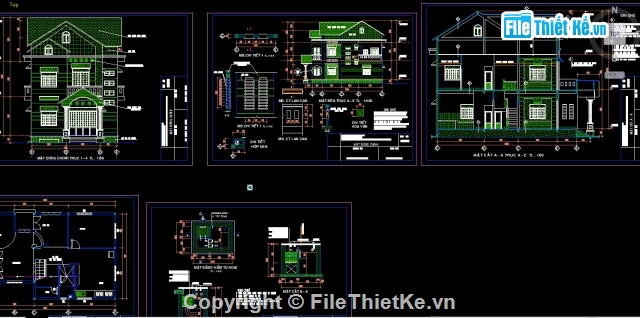 Nhà phố 2 tầng,nhà phố 3 tầng,mẫu biệt thự,bản vẽ biệt thự,biệt thự 3 tầng,biệt thự 2 tầng