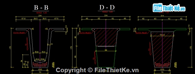 Phiến dầm,dầm cầu,dầm chữ i,dầm chữ t,dầm super-t,dầm lắp ghép