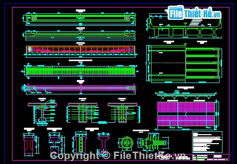 cầu dầm,đồ án cầu bê tông,thiết kế cầu,bản vẽ cầu bê tông,đồ án môn học,gtvt
