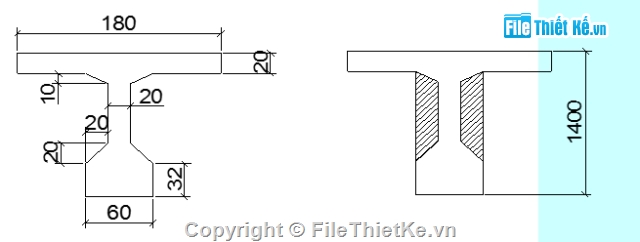 Đồ án,đồ án cầu bê tông cốt thép f1,cầu bê tông,đồ án môn học,dầm T căng sau,dầm chữ T