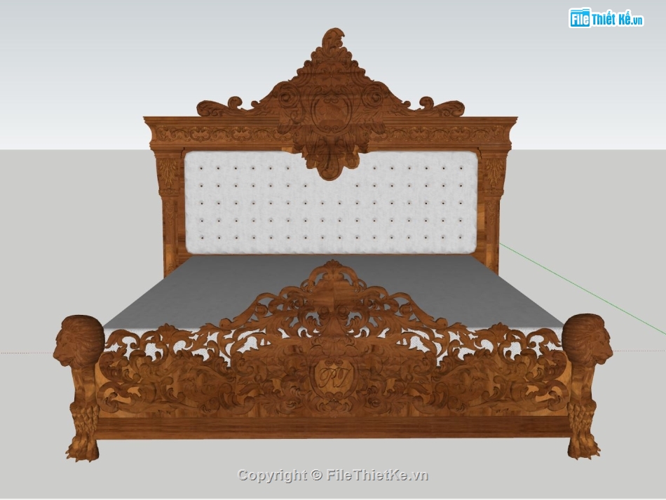 giường Tân cổ điển file sketchup,File sketchup giường tân cổ điển,Model sketchup giường tân cổ điển,Model giường tân cổ điển,tổng hợp mẫu giường tân cổ điển