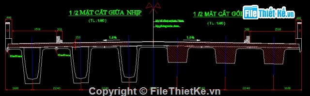 cầu dầm,super-T,đồ án cầu bê tông,cầu dầm super-T,thiết kế cầu super tee,thiết kế môn học