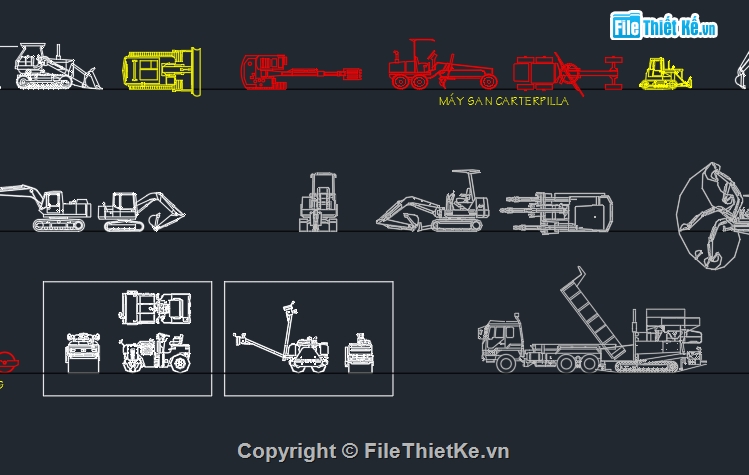 máy xây dựng,công trình thi công,phục vụ thi công,family máy móc