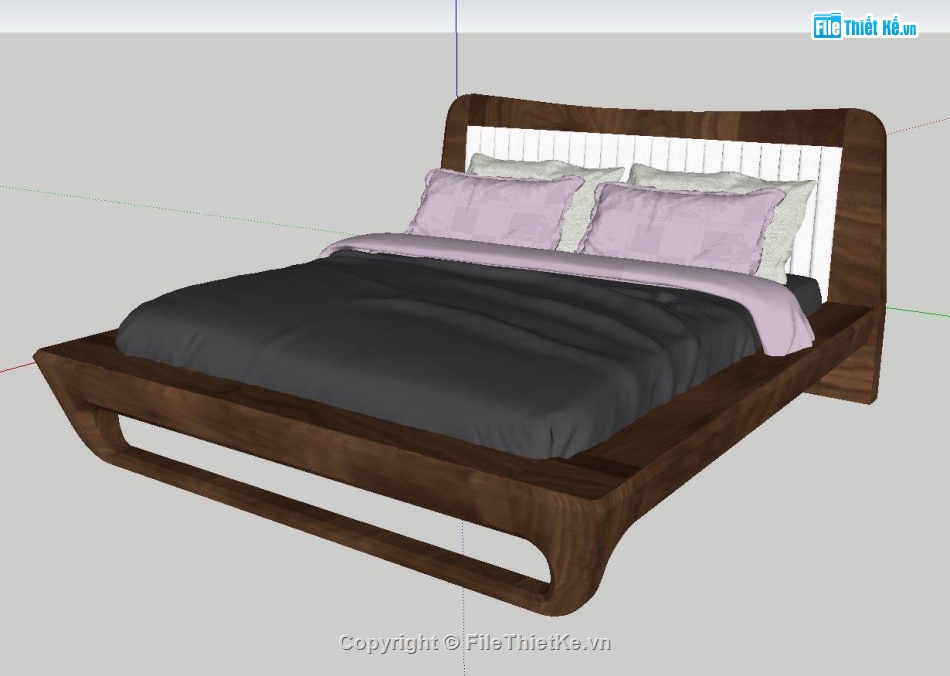 sketchup nội thất,File sketchup nội thất,Su nội thất gỗ óc chó,đồ gỗ nội thất file su,Sketchup đồ gỗ nội thất