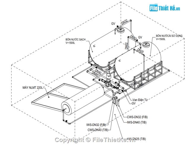 Tái sử dụng,cấp thoát nước,tổng hợp hệ thống cấp thoát nước,Bản vẽ tái sử dụng nước mưa,bản vẽ hệ thống thoát nước