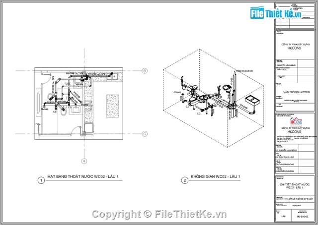 Tái sử dụng,cấp thoát nước,tổng hợp hệ thống cấp thoát nước,Bản vẽ tái sử dụng nước mưa,bản vẽ hệ thống thoát nước