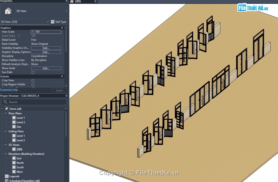 family cửa,family cửa nhôm,family revit,family cửa nhôm xingfa