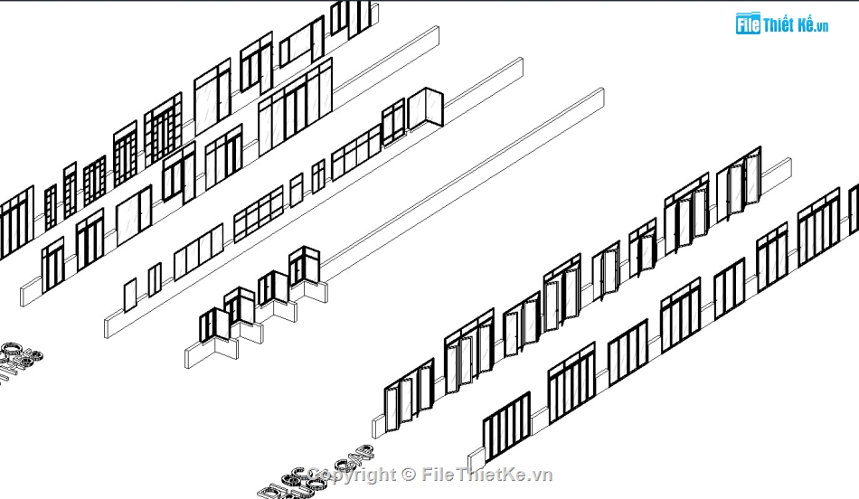 family cửa,family cửa nhôm,family revit,family cửa nhôm xingfa